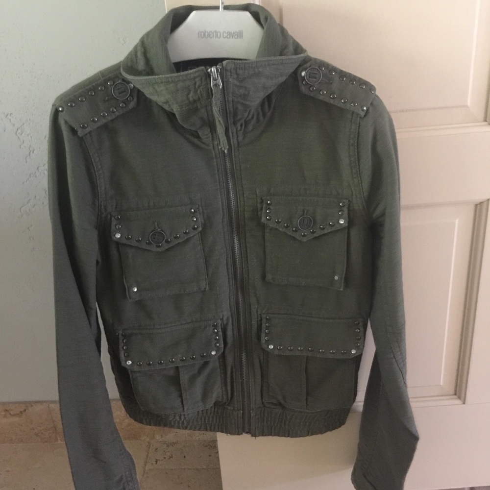 Victoria Secret Pink Vintage Khaki Jacket